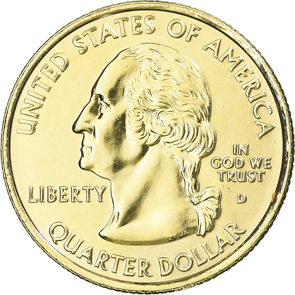 Monnaie, États-Unis, Oklahoma, Quarter, 2008, U.S. Mint, golden, SPL, Métal