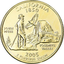 Monnaie, États-Unis, California, Quarter, 2005, U.S. Mint, Denver, golden, SPL