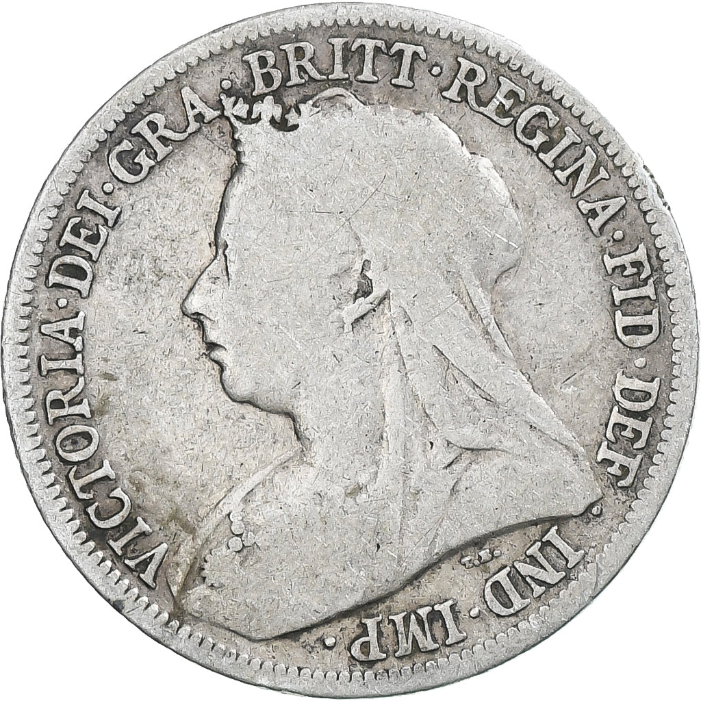 Coin, Great Britain, Victoria, Shilling, 1900, VF(20-25), Silver, KM:780