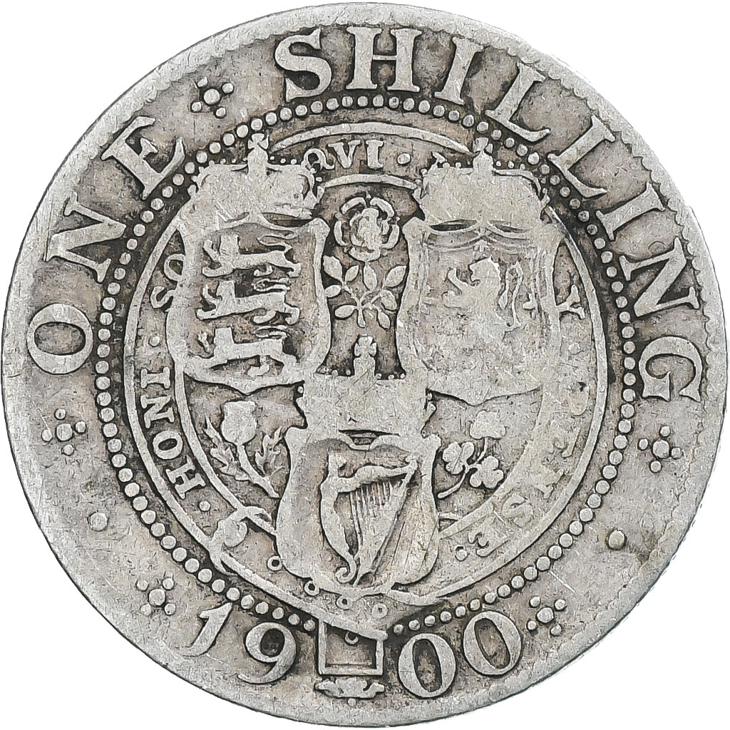 Coin, Great Britain, Victoria, Shilling, 1900, VF(20-25), Silver, KM:780