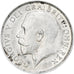 Moneda, Gran Bretaña, George V, 6 Pence, 1917, MBC+, Plata, KM:815