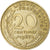 Moeda, França, Marianne, 20 Centimes, 1967, Paris, VF(20-25), Alumínio-Bronze