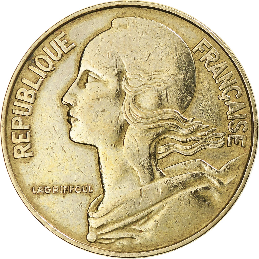 Münze, Frankreich, Marianne, 20 Centimes, 1968, Paris, S+, Aluminum-Bronze
