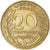 Moeda, França, Marianne, 20 Centimes, 1966, Paris, VF(30-35), Alumínio-Bronze