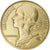 Moeda, França, Marianne, 20 Centimes, 1971, Paris, VF(30-35), Alumínio-Bronze