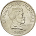 PHILIPPINES, Piso, 1983, KM #243.1, MS(63), Copper-Nickel, 29, 9.56