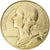 Moeda, França, Marianne, 20 Centimes, 1984, Paris, EF(40-45), Alumínio-Bronze