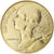 Moneda, Francia, Marianne, 20 Centimes, 1985, Paris, BC+, Aluminio - bronce
