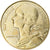 Moneda, Francia, Marianne, 20 Centimes, 1991, Paris, BC+, Aluminio - bronce