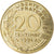 Moneta, Francja, Marianne, 20 Centimes, 1991, Paris, VF(20-25), Aluminium-Brąz