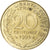 Moneta, Francja, Marianne, 20 Centimes, 1993, Paris, EF(40-45), Aluminium-Brąz