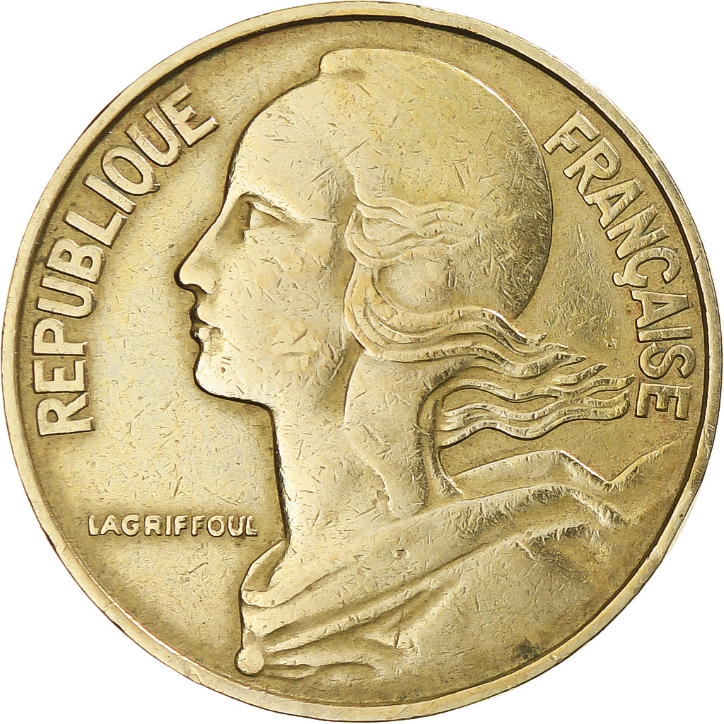 Moneta, Francia, Marianne, 20 Centimes, 1963, Paris, MB+, Alluminio-bronzo