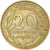 Moneta, Francja, Marianne, 20 Centimes, 1963, Paris, VF(30-35), Aluminium-Brąz