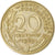 Moneda, Francia, Marianne, 20 Centimes, 1969, Paris, BC+, Aluminio - bronce