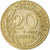 France, 20 Centimes, Marianne, 1977, Paris, Aluminum-Bronze, VF(30-35), KM:930