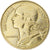 Moneta, Francja, Marianne, 20 Centimes, 1980, Paris, VF(30-35), Aluminium-Brąz