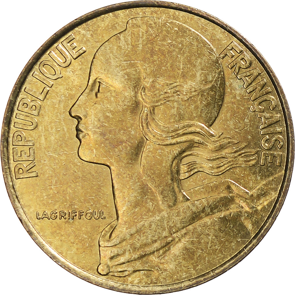 Moneta, Francja, Marianne, 20 Centimes, 1995, Paris, AU(50-53), Aluminium-Brąz