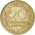 Moeda, França, Marianne, 20 Centimes, 1972, Paris, VF(30-35), Alumínio-Bronze