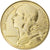 Moneta, Francja, Marianne, 20 Centimes, 1976, Paris, VF(30-35), Aluminium-Brąz