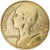 Moneda, Francia, Marianne, 20 Centimes, 1962, Paris, BC+, Aluminio - bronce