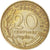 Moneta, Francja, Marianne, 20 Centimes, 1962, Paris, VF(30-35), Aluminium-Brąz