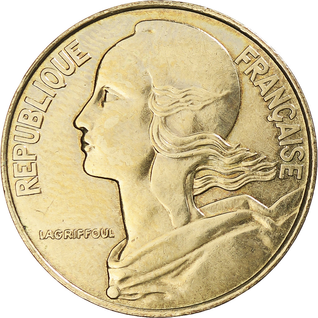 Münze, Frankreich, Marianne, 20 Centimes, 1989, Paris, SS, Aluminum-Bronze