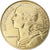 Moneta, Francja, Marianne, 20 Centimes, 1989, Paris, EF(40-45), Aluminium-Brąz