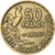 Moeda, França, Guiraud, 50 Francs, 1952, Paris, VF(30-35), Alumínio-Bronze