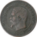 Monnaie, France, Napoleon III, Napoléon III, 2 Centimes, 1854, Strasbourg, TB
