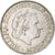 Moneda, Países Bajos, Juliana, 2-1/2 Gulden, 1960, MBC+, Plata, KM:185