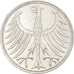 Monnaie, République fédérale allemande, 5 Mark, 1972, Stuttgart, SUP, Argent
