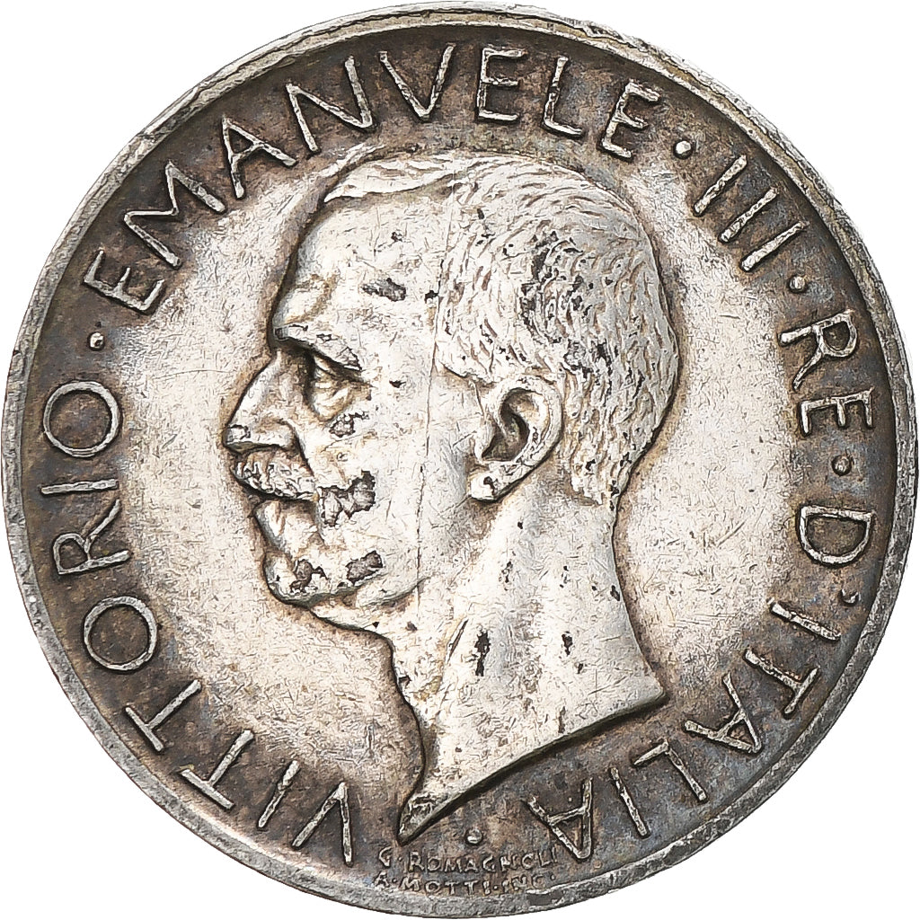 Monnaie, Italie, Vittorio Emanuele III, 5 Lire, 1929, Rome, TTB, Argent, KM:67.2