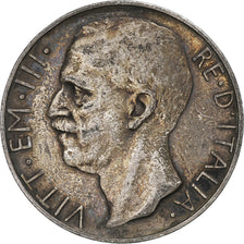 Coin, Italy, Vittorio Emanuele III, 10 Lire, 1927, Rome, VF(30-35), Silver