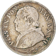 Coin, ITALIAN STATES, PAPAL STATES, Pius IX, 10 Soldi, 50 Centesimi, 1868, Roma