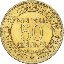 Munten, Frankrijk, Chambre de commerce, 50 Centimes, 1924, Paris, UNC-