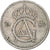 Moneda, Suecia, Gustaf VI, 25 Öre, 1964, MBC, Cobre - níquel, KM:836