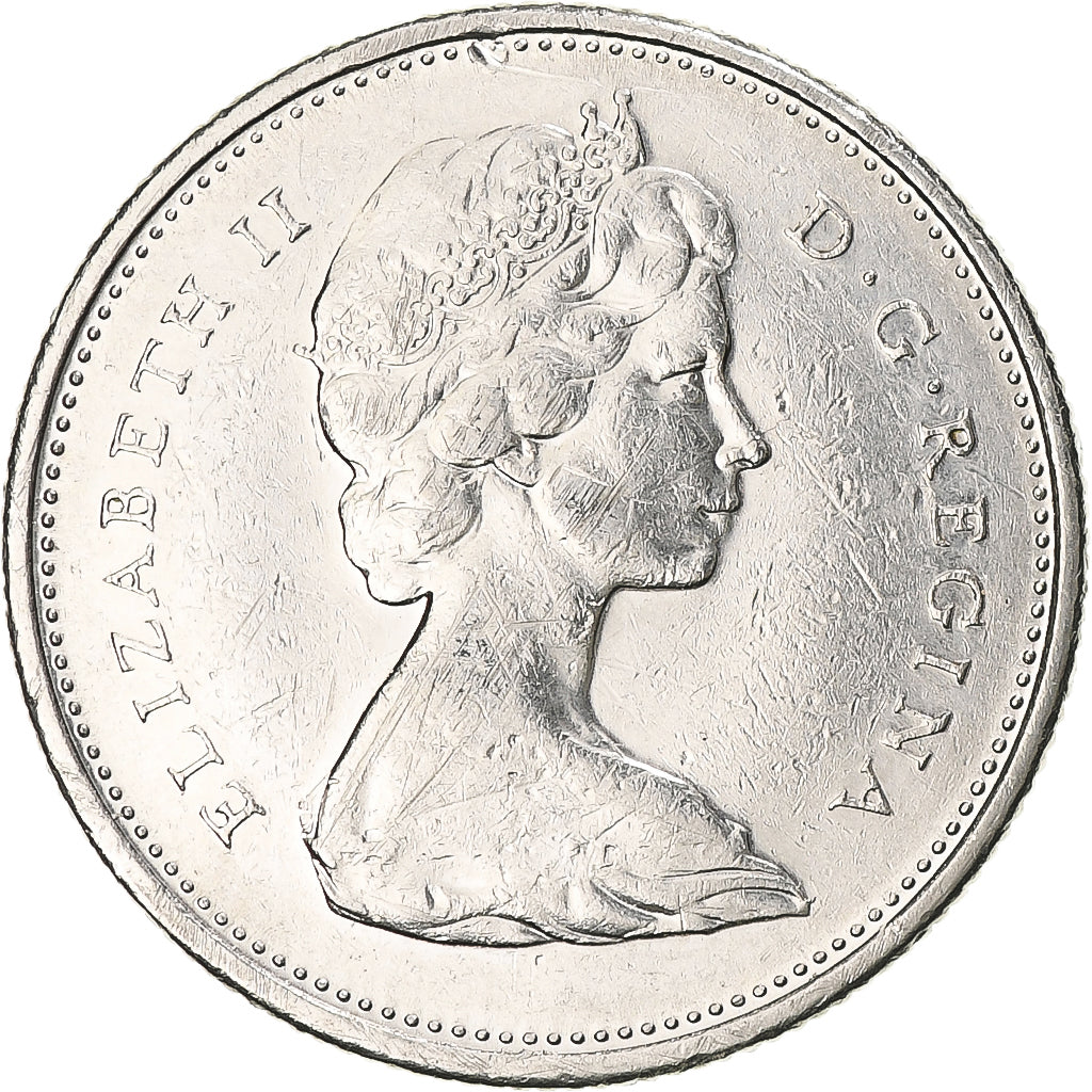 Moeda, Canadá, Elizabeth II, 25 Cents, 1977, Royal Canadian Mint, Ottawa