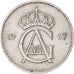 Moneta, Svezia, Gustaf VI, 10 Öre, 1967, BB, Rame-nichel, KM:835