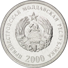 Coin, Transnistria, Kopeek, 2000, MS(63), Aluminum, KM:1
