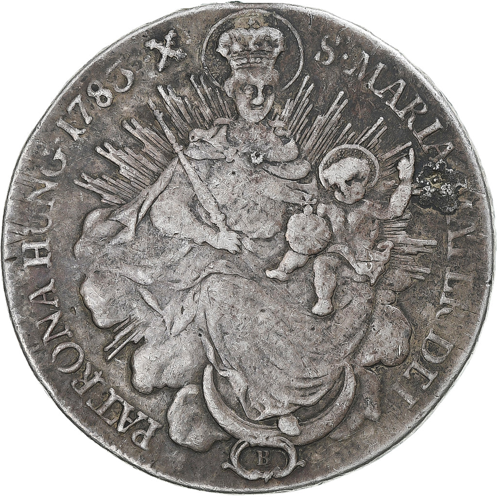 Coin, Hungary, Joseph II, Thaler, 1783, VF(30-35), Silver, KM:395.1