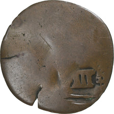 Moneta, Spagna, 12 Maravedis, 1654, Philippe IV, B+, Rame