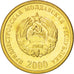 TRANSNISTRIA, 50 Kopeek, 2000, KM #4, MS(63), Aluminum-Bronze, 18.86, 2.78