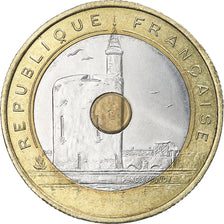 Coin, France, Jeux Méditerranéens, 20 Francs, 1993, AU(55-58), Tri-Metallic