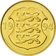ESTONIA, 5 Krooni, 1994, KM #30, MS(63), Aluminum-Bronze, 26.1, 7.08
