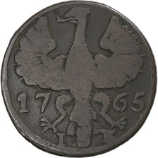 Monnaie, Etats allemands, AACHEN, 12 Heller, 1765, TB, Cuivre, KM:51