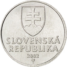 SLOVAKIA, 20 Halierov, 2002, KM #18, MS(63), Aluminum, 19.5, 0.95