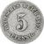 Moneda, ALEMANIA - IMPERIO, Wilhelm II, 5 Pfennig, 1893, Hamburg, MBC, Cobre -