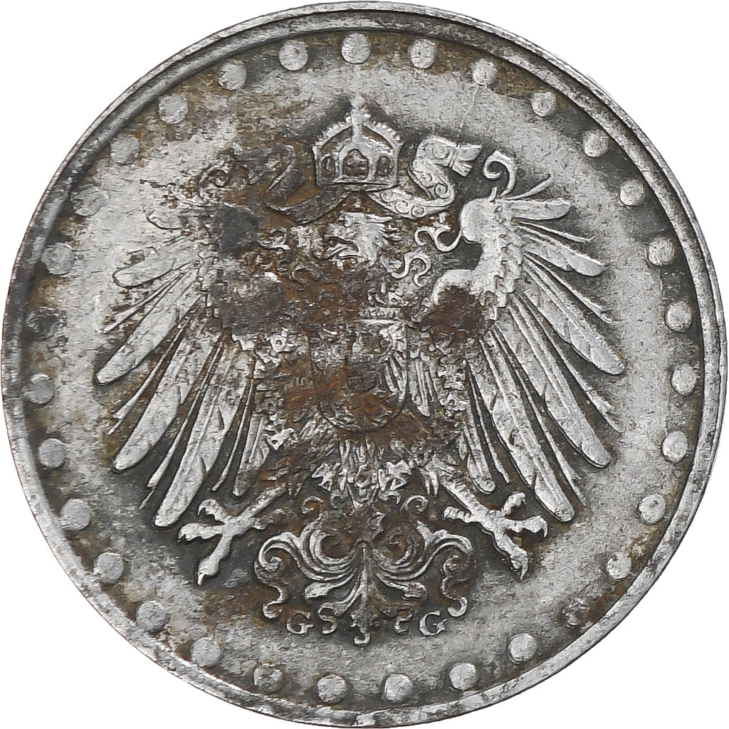Moneta, NIEMCY - IMPERIUM, Wilhelm II, Pfennig, 1916, Karlsruhe, VF(30-35)