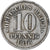Moneda, ALEMANIA - IMPERIO, Wilhelm II, Pfennig, 1916, Karlsruhe, BC+, Cobre