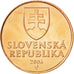SLOVAKIA, 50 Halierov, 2006, KM #35, MS(63), Copper Plated Steel, 18.75, 2.81